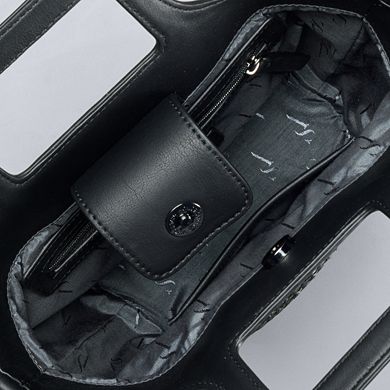 Simply Vera Vera Wang Top Handle Straw Crossbody Bag