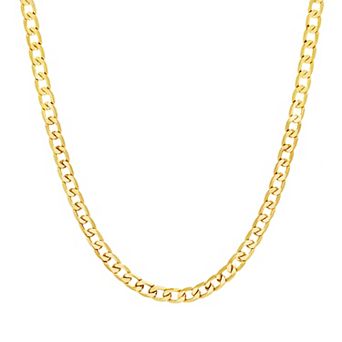 Paige Harper 14k Gold Over Recycled Brass Curb Chain Necklace