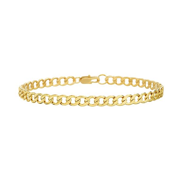 Paige Harper 14k Gold Over Recycled Brass Curb Chain Bracelet