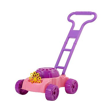 Hey! Play! Bubble Lawn Mower Push Toy Lawn Mower with Bubbles Included