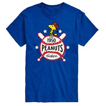 Big & Tall Peanuts 1950 Baseball Tee