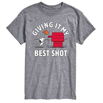 Big & Tall Peanuts Best Shot Tee