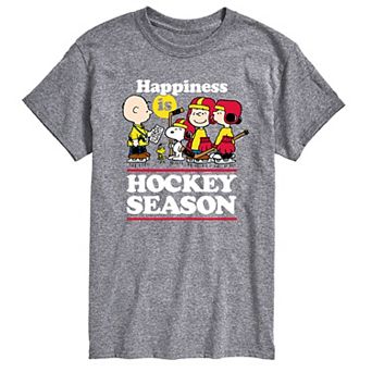 Big & Tall Peanuts Hockey Season Tee