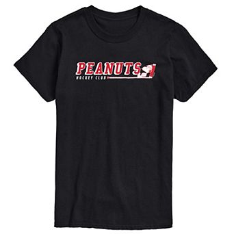 Big & Tall Peanuts Hockey Club Tee