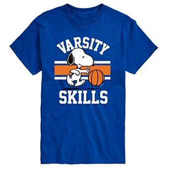 Big & Tall Peanuts Varsity Skills Tee