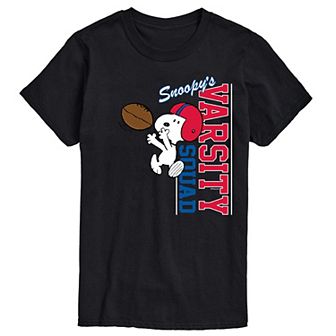 Big & Tall Peanuts Varsity Tee