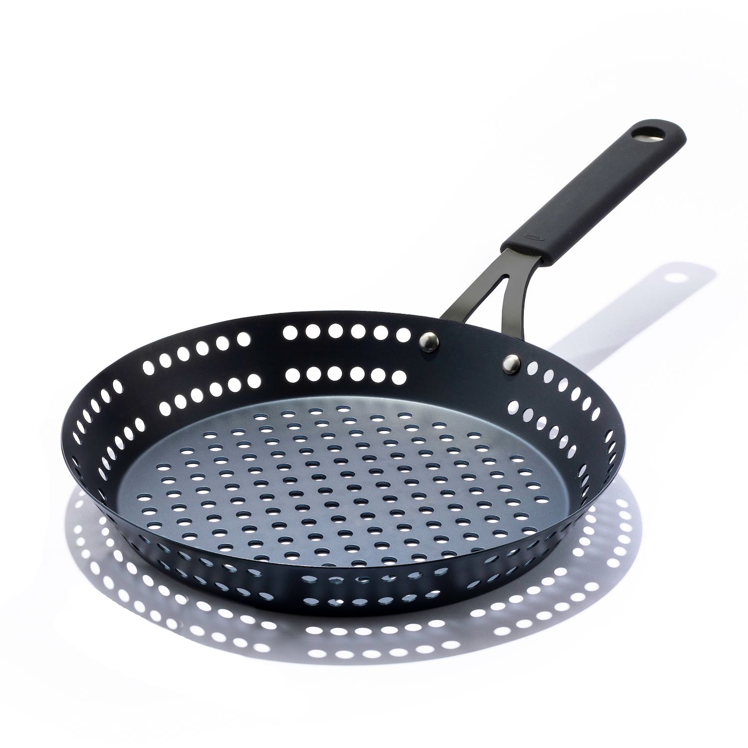 Alpine Cuisine Nonstick Round Paella Pan 13-Inch - Black Carbon Steel