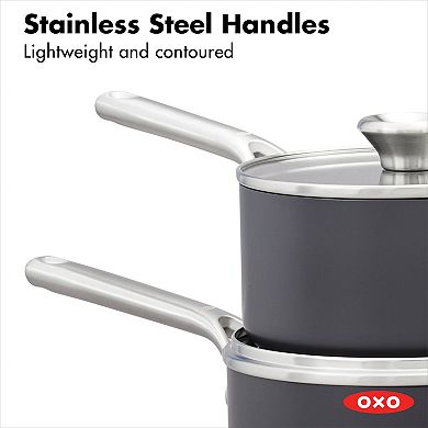 OXO Professional Ceramic Non-Stick 2-pc. Saucepan Set