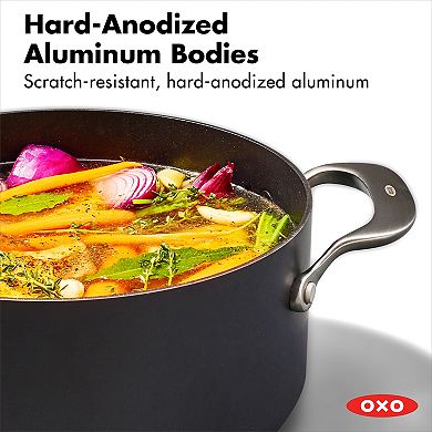 OXO Professional Ceramic Non-Stick 5-qt. Stock Pot with Lid