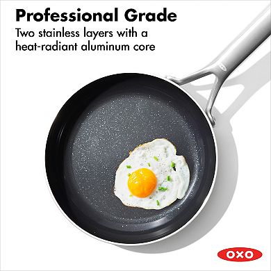 OXO Mira 3-Ply Stainless Steel 8-in. Non-Stick Frypan