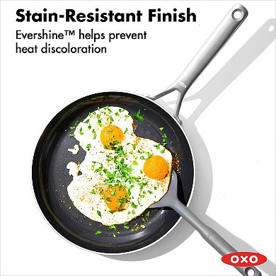 OXO Mira 3-Ply Stainless Steel 8-in. Non-Stick Frypan