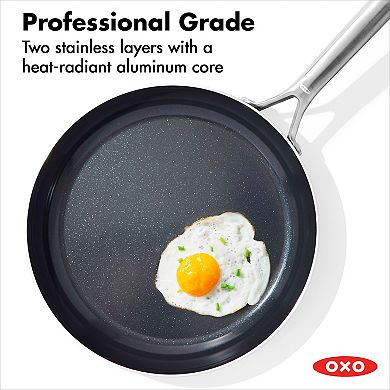 OXO Mira 3-Ply Stainless Steel 12-in. Non-Stick Frypan