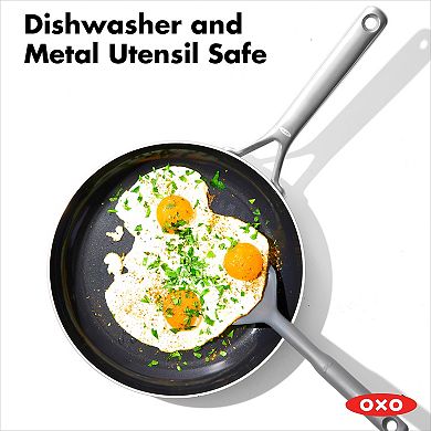 OXO Mira 3-Ply Stainless Steel 2-pc. Non-Stick Frypan Set