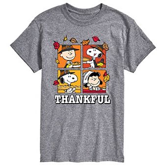 Big & Tall Peanuts Thankful Tee