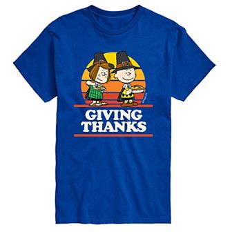 Big & Tall Peanuts Giving Thanks Tee