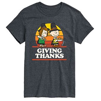 Big & Tall Peanuts Giving Thanks Tee