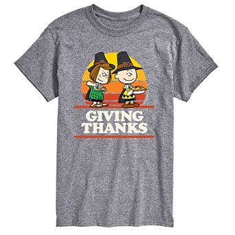 Big & Tall Peanuts Giving Thanks Tee