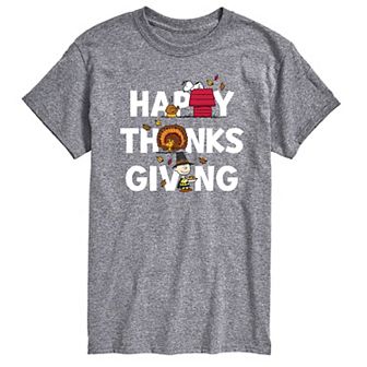 Big & Tall Peanuts Happy Thanksgiving