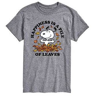 Big & Tall Peanuts Happiness Is Leaves