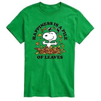 Big & Tall Peanuts Happiness Is Leaves