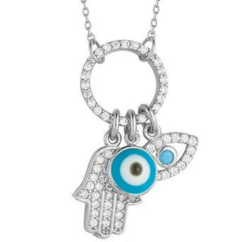 Sunkissed Sterling 14k Gold Over Cubic Zirconia Necklace