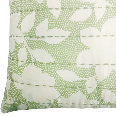 Sonoma Goods For Life® Green Floral Pillow