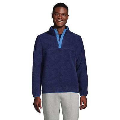 Big Tall Lands End Sherpa Fleece Pullover