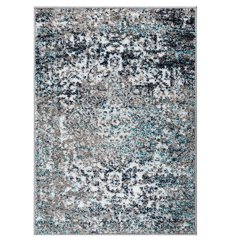 Unique Loom Medallion Richmond Rug, Blue, 10X13 Ft