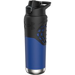 Under Armour Playmaker Jug 64 oz. Water Bottle, White/Blue Surf