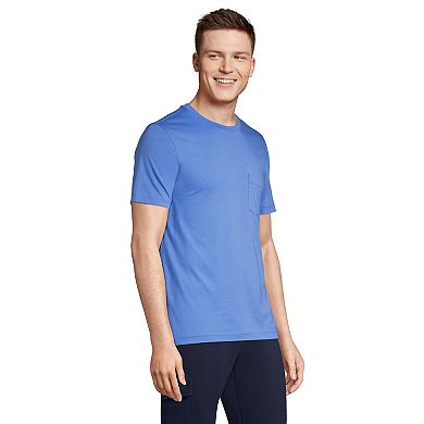 Big & Tall Lands' End Supima Pocket Tee