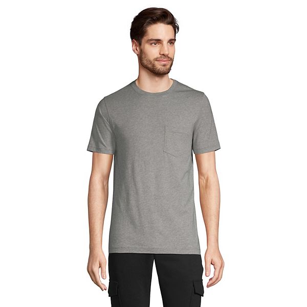 Big & Tall Lands' End Supima Pocket Tee