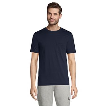 Big & Tall Lands' End Supima Pocket Tee