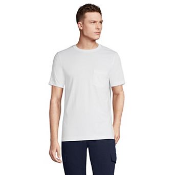 Big & Tall Lands' End Supima Pocket Tee