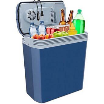 Ivation 25 L Electric Cooler & Warmer Mini Portable Car Fridge for Camping & Travel
