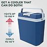 Ivation 25 L Electric Cooler & Warmer Mini Portable Car Fridge for Camping & Travel