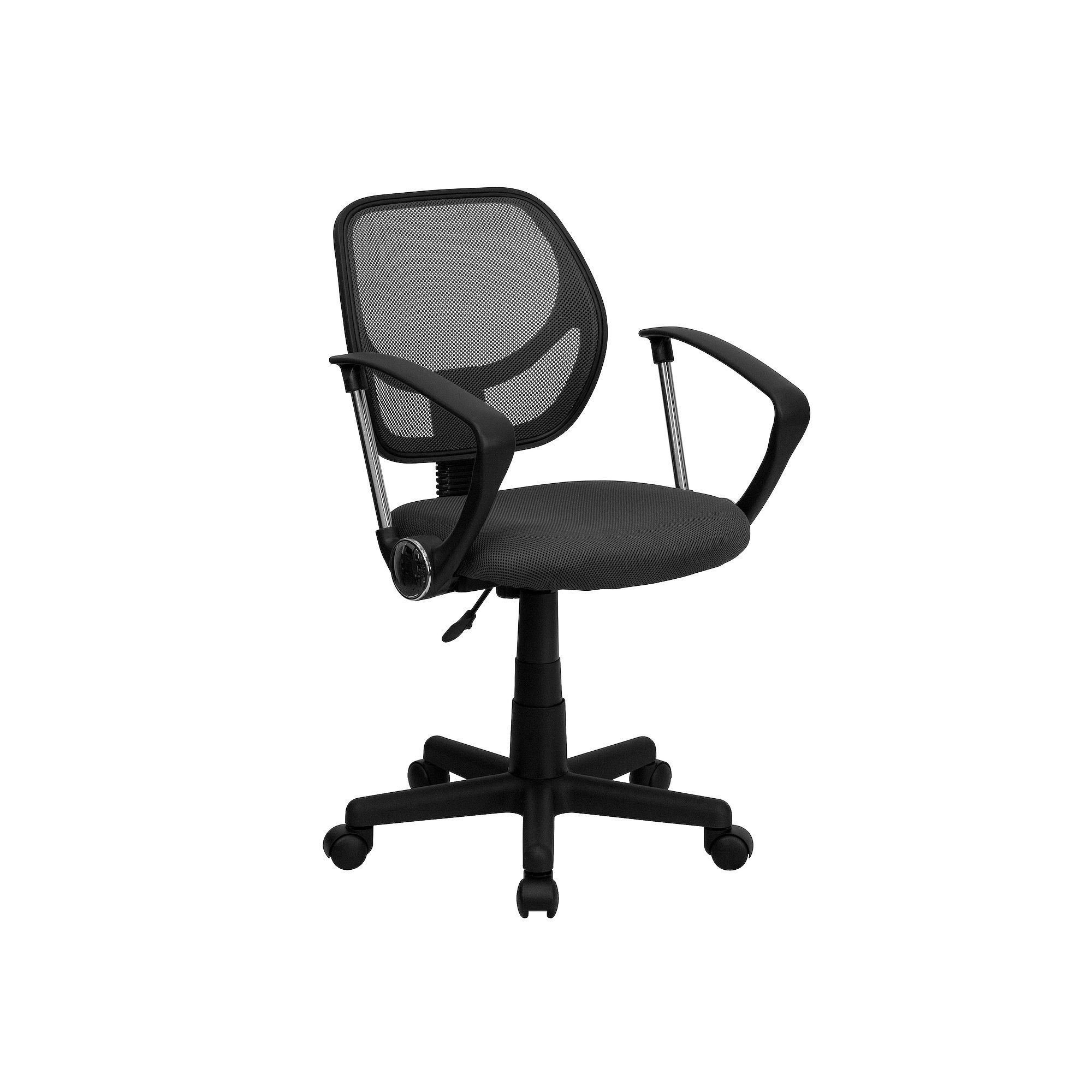 Flash Furniture Neri Low Back Swivel Office Chair, Gray