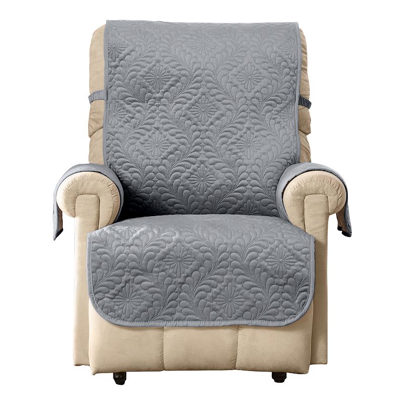 Innovative Textile Solutions Rosedale Solid Damask Wing Recliner Furniture 