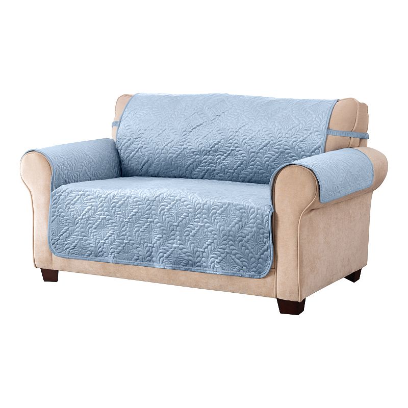 Innovative Textile Solutions Rosedale Solid Damask Loveseat Furniture Prote