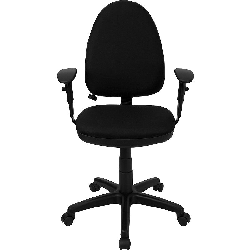 Flash Furniture Linus Swivel Office Chair, Black