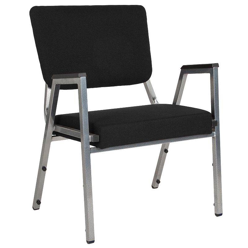 Flash Furniture Hercules Series Reception Arm Chair, Black