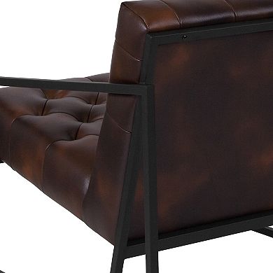 Flash Furniture Hercules Madison Series LeatherSoft Tufted Lounge Chair