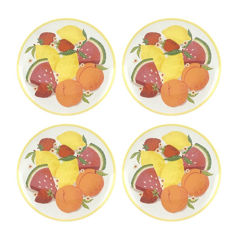 Celebrate Together Summer 4-pc. Summer Fruit Melamine Dinner Plate Set, Mul