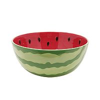 Deals on Celebrate Together Summer Ceramic Watermelon Serving Bowl