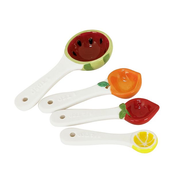5-piece Plastic Measuring Spoon Set Custom Printed -  |  Measuring Devices