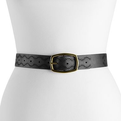 Women's Sonoma Goods For Life® Perforated Texture Reversible Belt