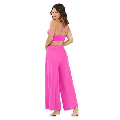 Women's Freshwater Tulip-Hem Swim Cover-Up Pants