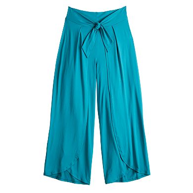 Women's Freshwater Tulip-Hem Swim Cover-Up Pants