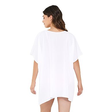 Women's Freshwater Embroidered Swim Cover-Up Tunic