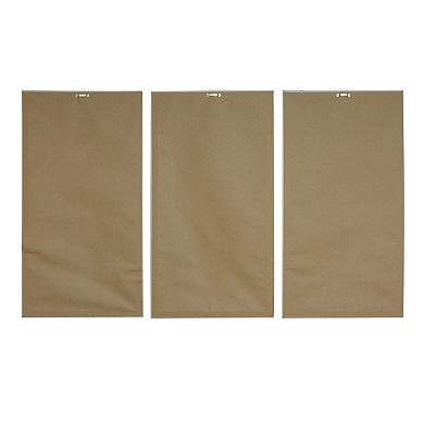 Gallery 57 Greige Leaves Floating Frame Canvas Wall Art