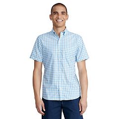 Mens Blue Plaid Button-Down Shirts Tops, Clothing | Kohl's